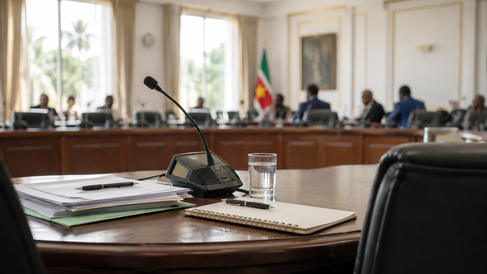 Visual over verkiezingen in Suriname